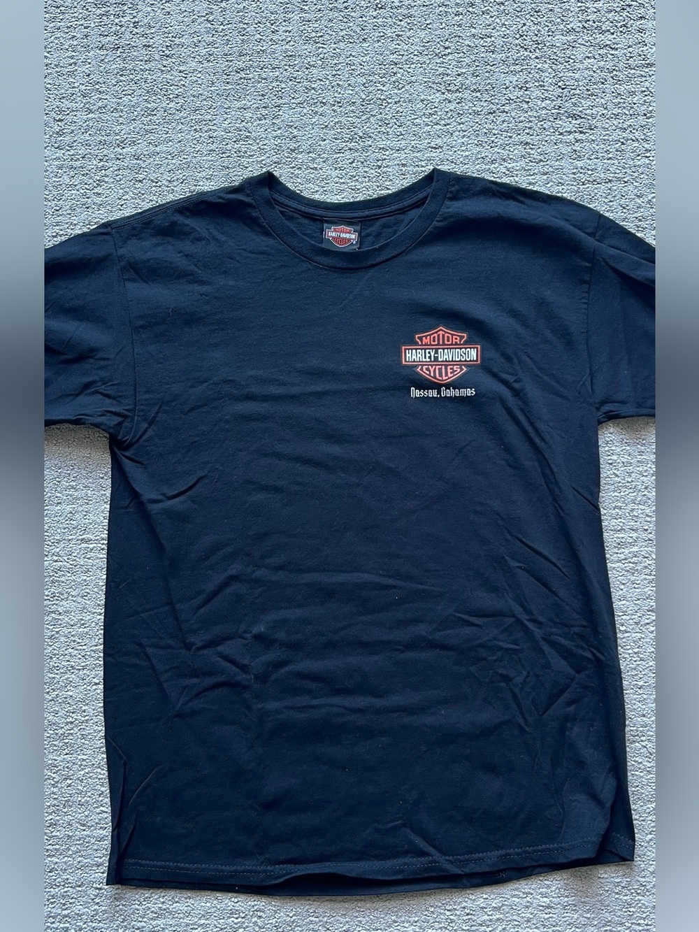 Harley Davidson Nassau Bahamas Ride The Night Graphic T Shirt